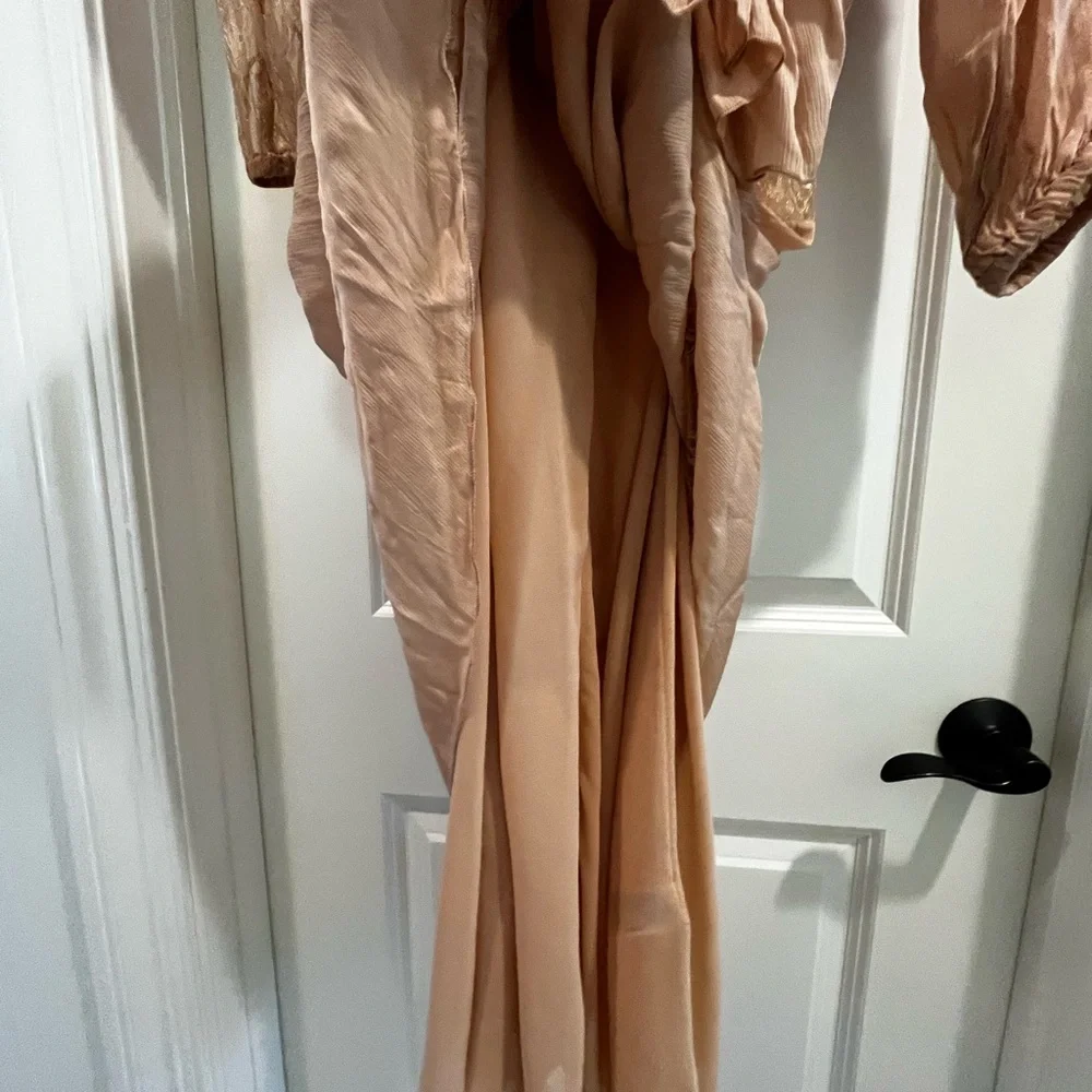 Zara Elegant Pink Lace Dress NWOT - Picture 4 of 10